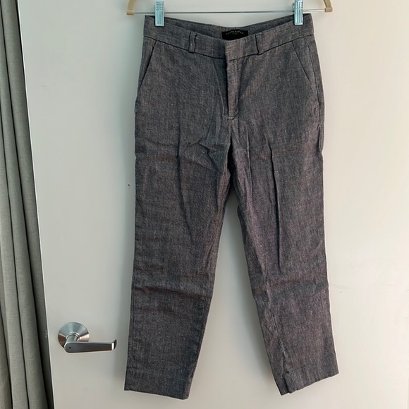 Pantalon Banana Republic Avery En Flanelle Fleurie - Taille 0P (Petite) - Laine Mélangée - Neuf Sans étiquette